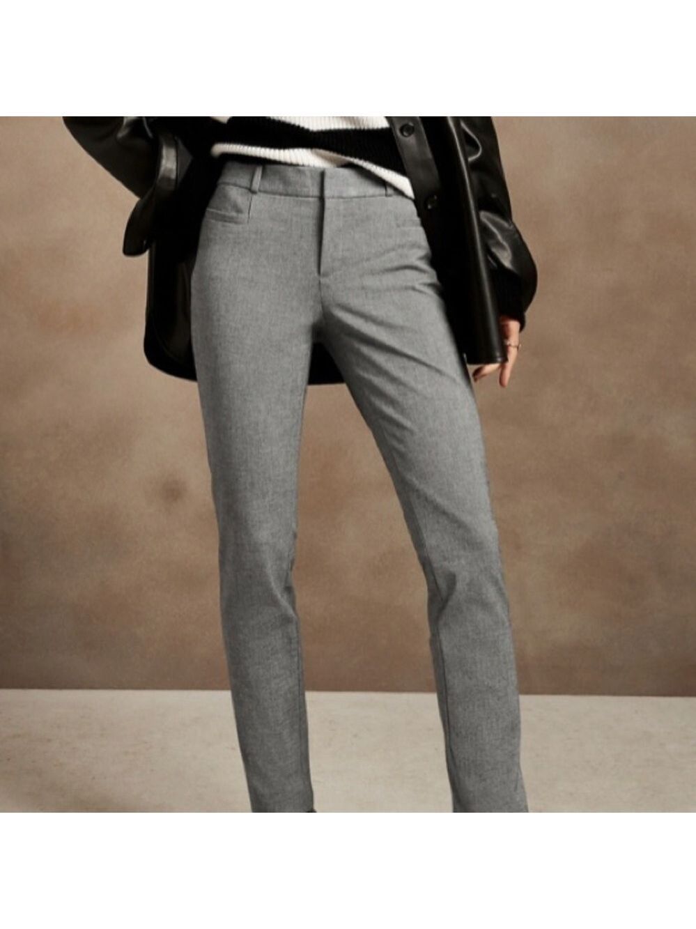 Banana Republic| Ryan Grey Straight leg pants .